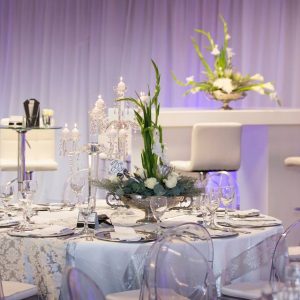 Event Styling Black tie Birthday Celebration theme 12