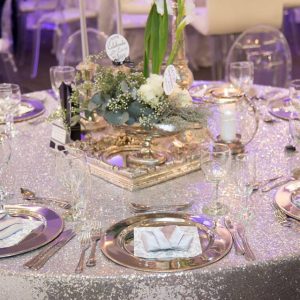 Event Styling Black tie Birthday Celebration theme 25