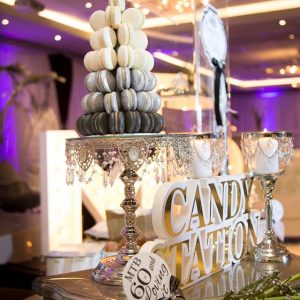 Event Styling Black tie Birthday Celebration theme 4