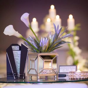 Event Styling Black tie Birthday Celebration theme 7