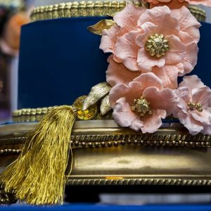 Event Styling Coral Navy wedding 8