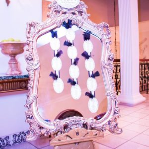 Event Styling Coral black tie Gala Dinner party 21