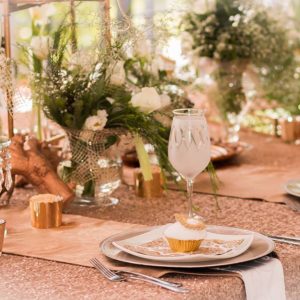 Event Styling Gorgeous Golden birthday party theme 1