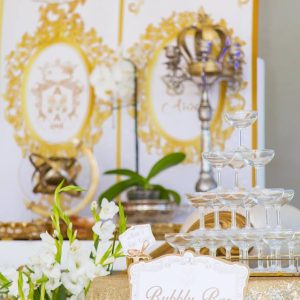 Event Styling Grand White birthday party theme 25