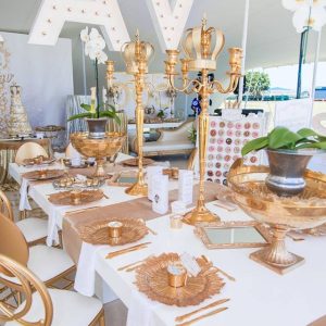 Event Styling Grand White birthday party theme 31